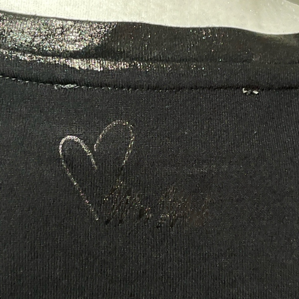 Mos Mosh Renee V-Neck Long Sleeve Black Tee - Picture 5 of 9